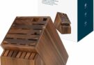 KITCHENDOA Acacia Wood 25-Slot Knife Block Review – Pros & Cons – acacia wood knife block
