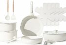 Carote 16-Piece Detachable Cookware Set Review – Pros & Cons – CAROTE 16pcs Pots and Pans Set